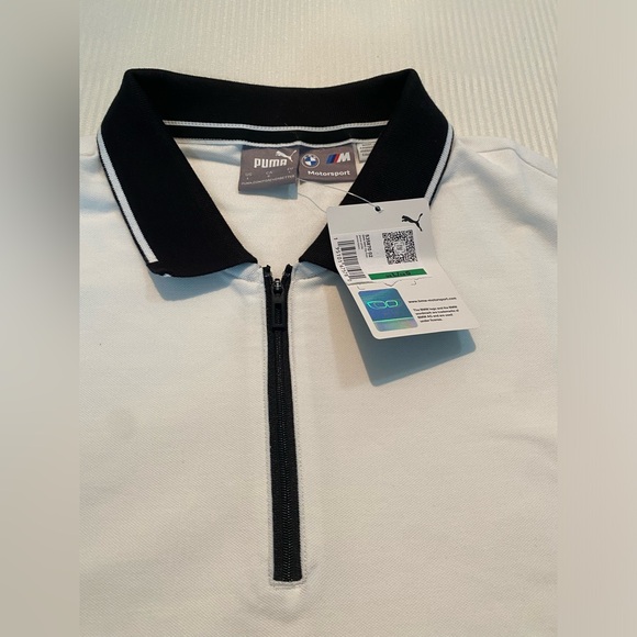 Puma BMW Motorsport Zip Pique Polo Shirt - Picture 10 of 10